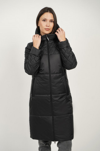 палто деми 53957 черный