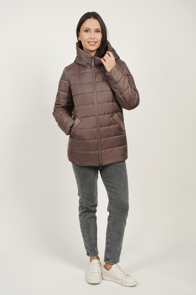 куртка деми 53905 кофе